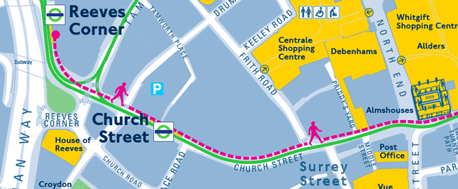 TfL-tram-diversion-map