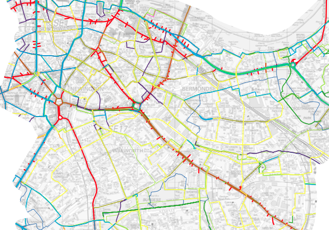 Transport for London data for cycle wayfinding